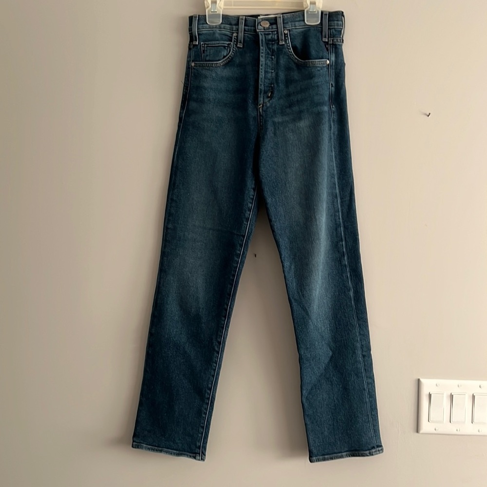 McGuire High Rise Crop Flare Jeans